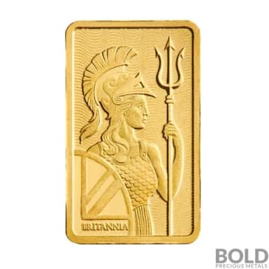 Gold 1 Gram Royal Mint Britannia Bar