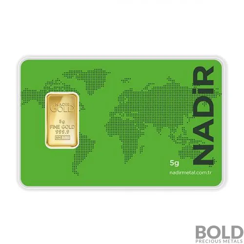 Gold 5 Gram Nadir Bar