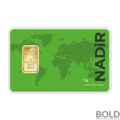 Gold 5 Gram Nadir Bar