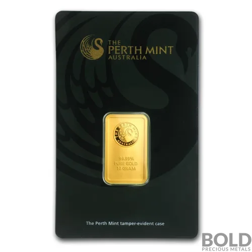 Gold Bar Perth Mint - 10 Gram