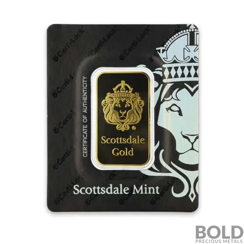 Gold Bar Scottsdale Marquee - 1 oz