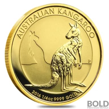 2016 Gold Australian Perth Kangaroo - 1/4 oz
