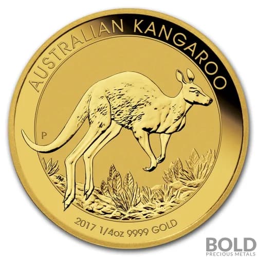 2017 Gold Australia Kangaroo - 1/4 oz