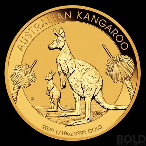 2020 Gold Australia Kangaroo - 1/10 oz