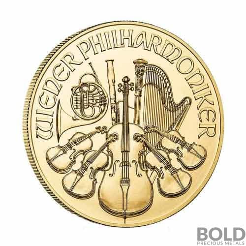 2023 Gold 1/4 oz Austria Philharmonic BU