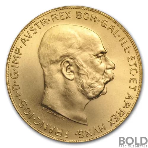 Gold Austria 100 Coronas