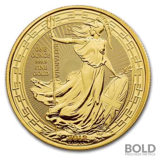 2019 Gold Great Britain Britannia Oriental Borders - 1 oz