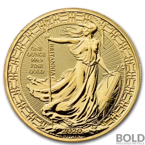 2020 Gold Great Britain Britannia Oriental Borders - 1 oz