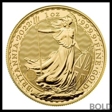 2022 Great Britain Britannia 1 oz Gold BU