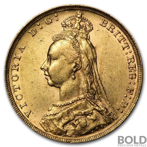 Gold Great Britain Victoria Sovereign - Jubilee