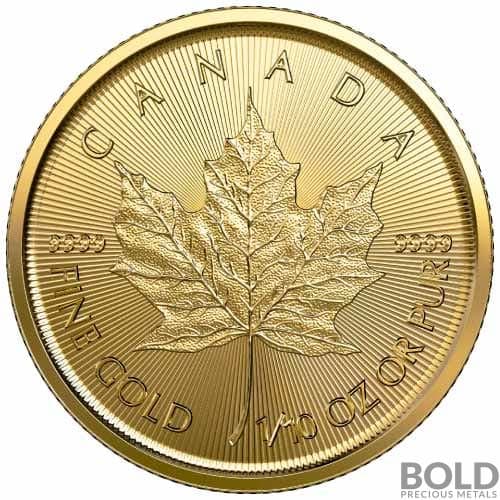 2023 Gold 1/10 oz Canada Maple Leaf Coin