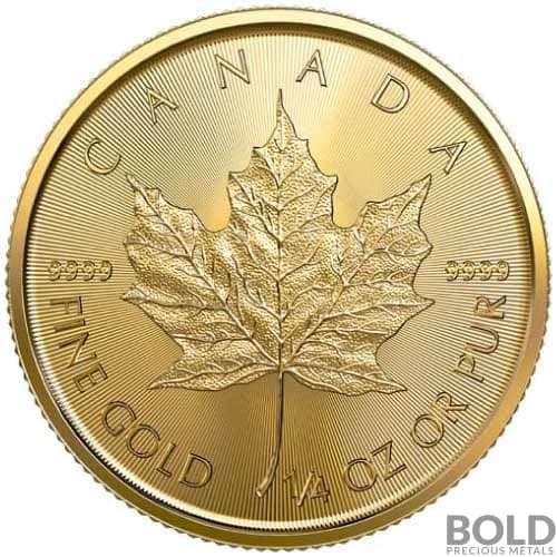 2023 Gold 1/4 oz Canada Maple Leaf Coin