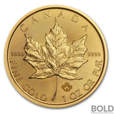 2015 Gold Canadian Maple Leaf - 1 oz