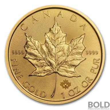 2016 Gold Canadian Maple Leaf - 1 oz