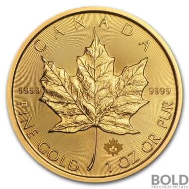 2018 Gold Canadian Maple Leaf - 1 oz
