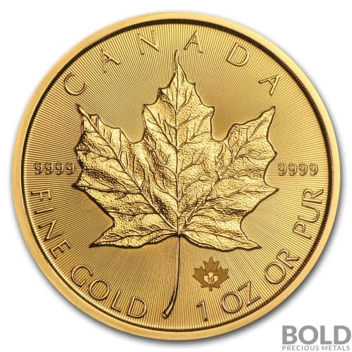 2019 Gold Canada Maple Leaf - 1 oz