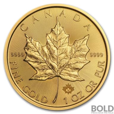 2019 Gold Canadian Maple Leaf - 1 oz