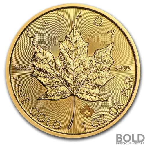 2020 Gold Canadian Maple Leaf - 1 oz