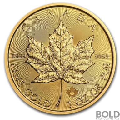 2020 Gold Canadian Maple Leaf - 1 oz