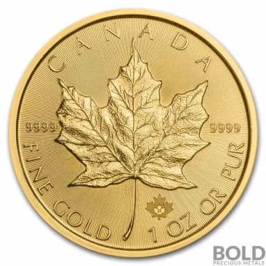 2022 Gold Canadian Maple Leaf - 1 oz