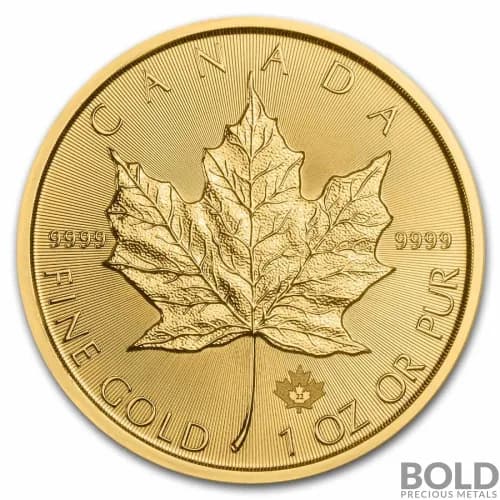 2022 Gold Canadian Maple Leaf - 1 oz