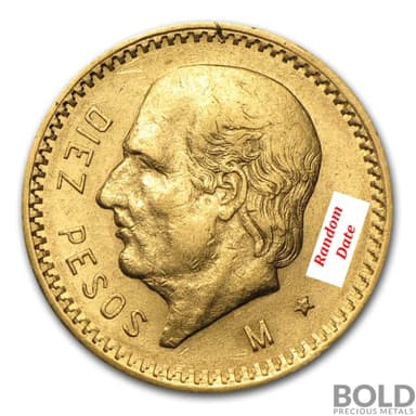 Mexican Gold Peso - 10 Peso