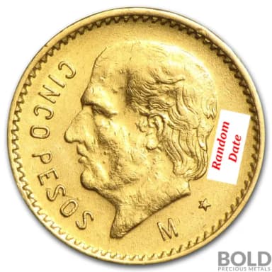 Mexican Gold Peso - 5 Peso