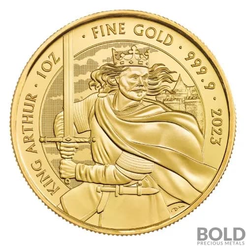 2023 Great Britain Myths & Legends: King Arthur 1 oz Gold BU