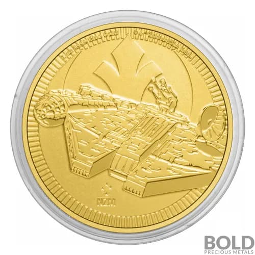 2021 Niue Star Wars Millennium Falcon 1 oz Gold BU