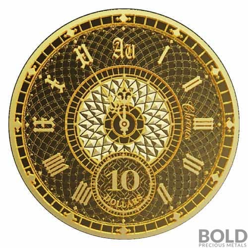 2022 Gold Tokelau Chronos 1/10 oz Prooflike