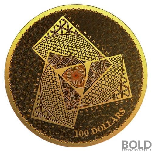 2022 Gold Tokelau Magnum Opus 1 oz Prooflike