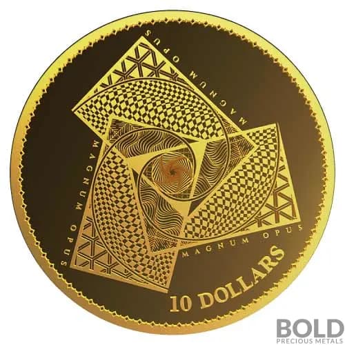 2022 Gold Tokelau Magnum Opus 1/10 oz Prooflike