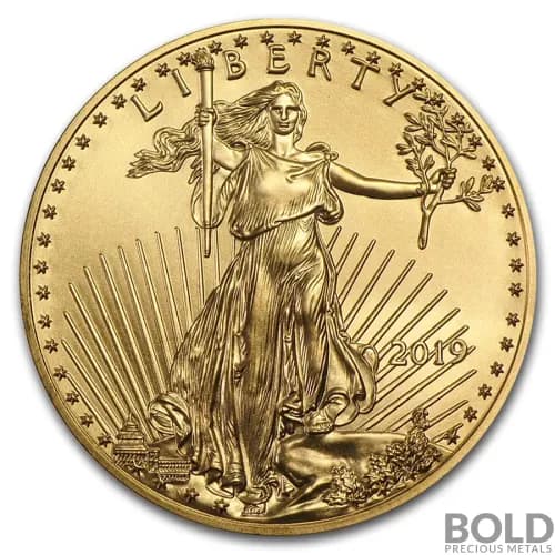2019 Gold American Eagle - 1/10 oz