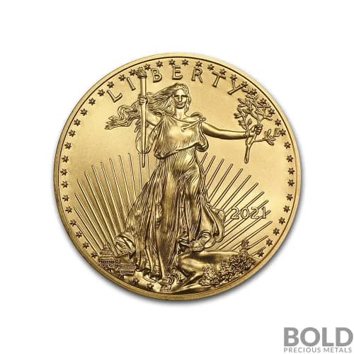 2021 American Gold Eagle 1/10 oz BU (Type 1)