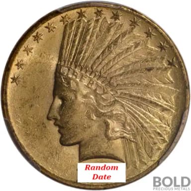 Gold American $10 Indian - POOR