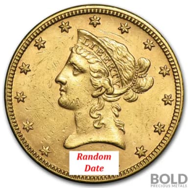 $10 Liberty Gold Eagle Coin (AU)