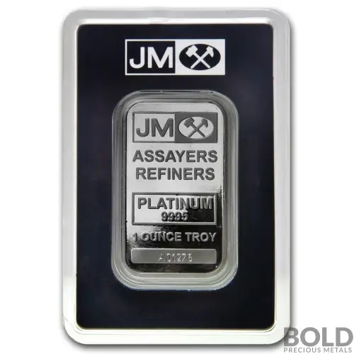 Platinum Bar Johnson Matthey - 1 oz