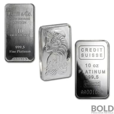 Platinum Bar (Our Choice) - 10 oz