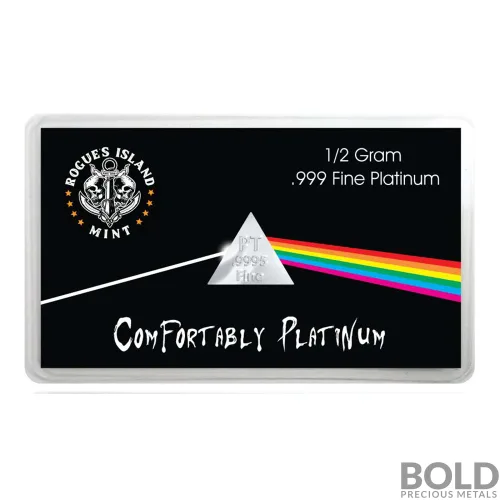 Comfortably Platinum Triangle 1/2 gram (In Card)