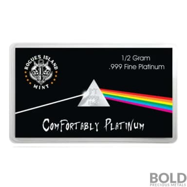 Comfortably Platinum Triangle 1/2 gram (In Card)