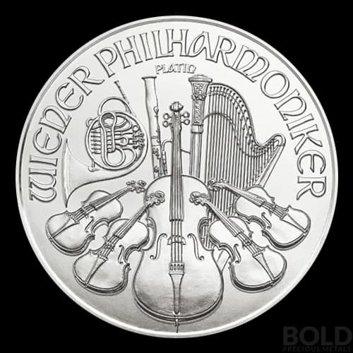 2022 Austria Philharmonic 1 oz Platinum BU
