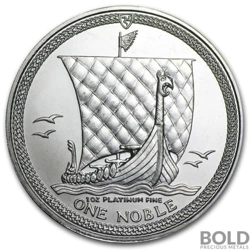 Platinum Isle of Man Noble Platinum *Random Date* - 1 oz
