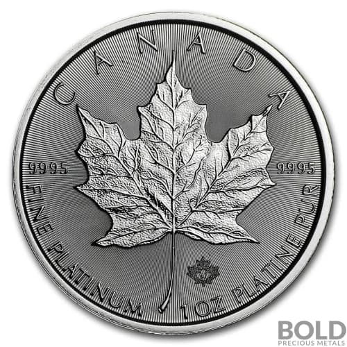 2021 Platinum Canada Maple Leaf - 1 oz
