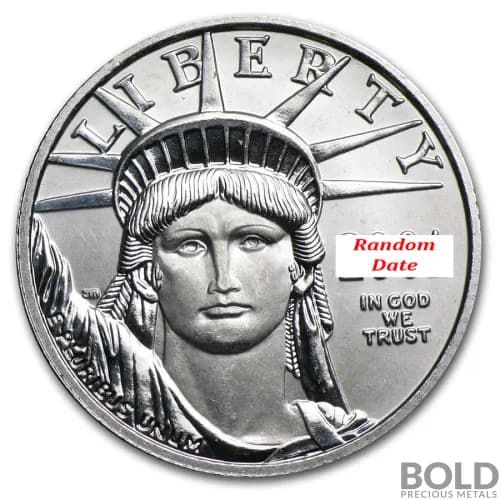 Platinum American Eagle *Random Date* - 1/4 oz