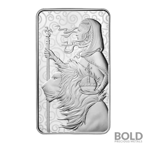 2021 Britain Great Engravers Una and the Lion 100 oz Silver Bar