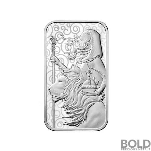 2021 Britain Great Engravers Una and the Lion 1 oz Silver Bar