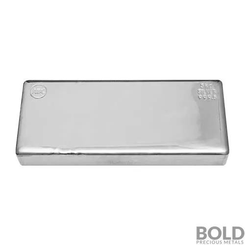 Australian Bullion Co (ABC) Silver Cast Bar - 5 Kilo
