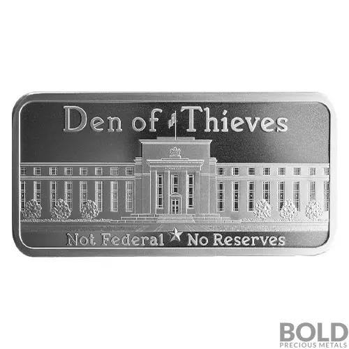 Silver 10 oz Den of Thieves Bar
