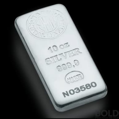 Silver 10 oz Nadir Bar