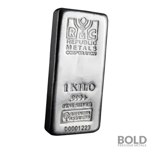 Silver - 1 Kilo RMC Bar